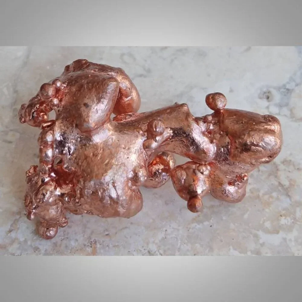 COPPER mineral nugget 03 GOOD LUCK money